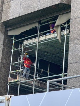 Grade A office renovation cost Singapore at 6 Battery Road
